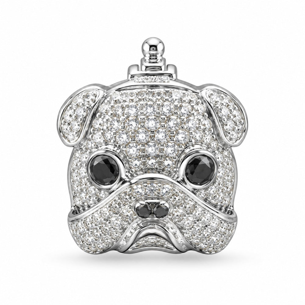 White Bulldog Charm