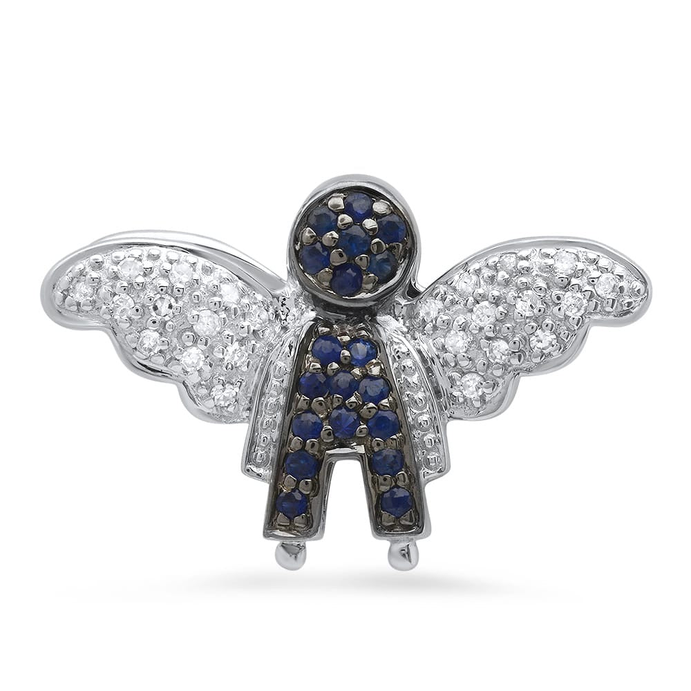 Blue Angel Charm