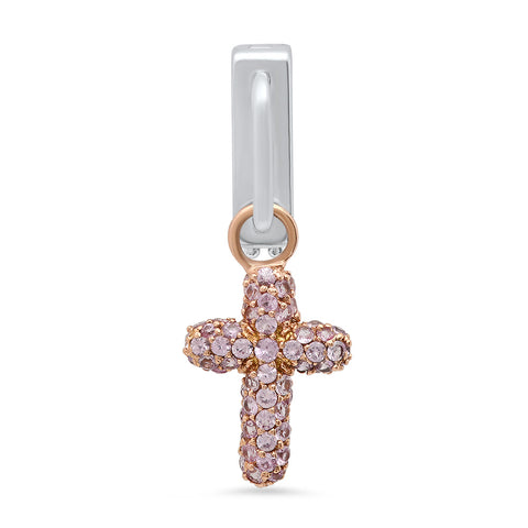 Rose Cross Charm