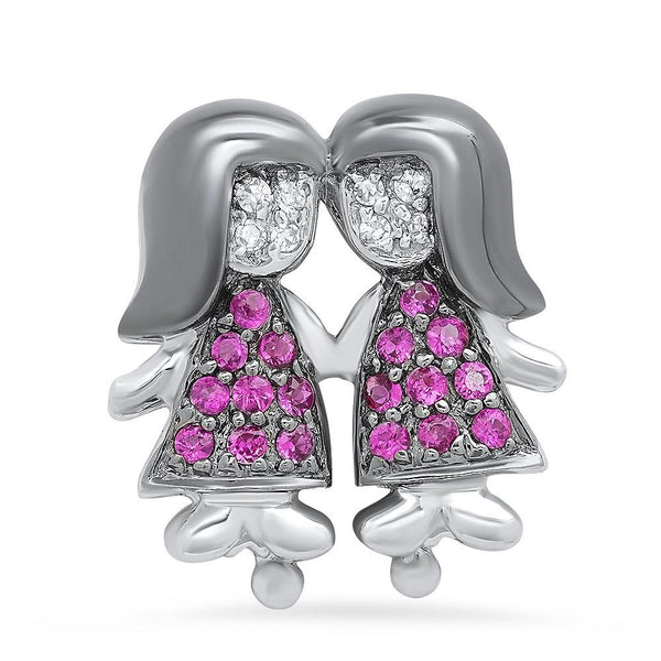 Two Girls Charm