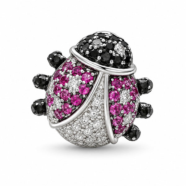 Pink Ladybug Charm